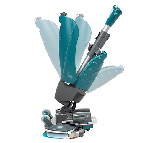 i-mop XXL Plus Restregadora de pisos de operador caminando alt 2
